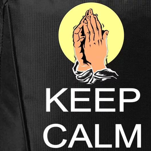 Keep Calm and Trust God City Backpack