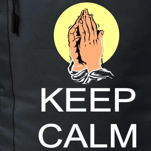 Keep Calm and Trust God Daily Commute Backpack