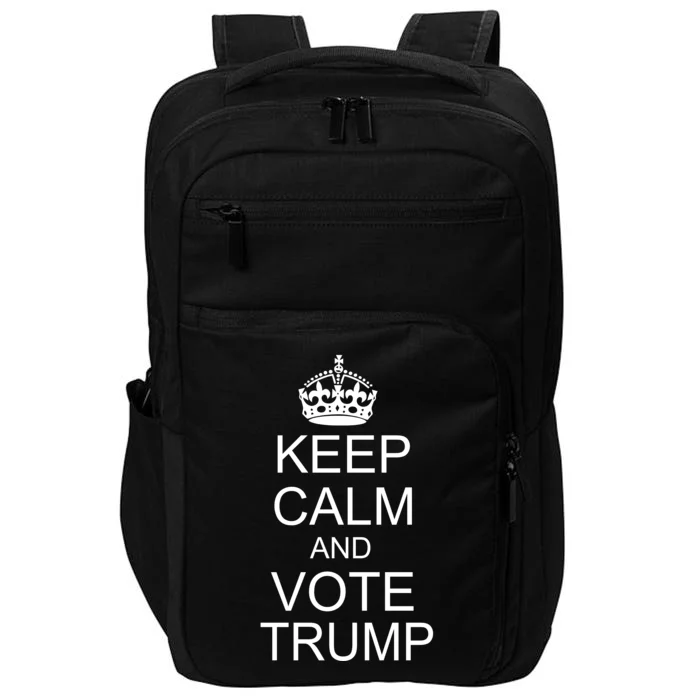 Keep Calm And Vote Trump Impact Tech Backpack