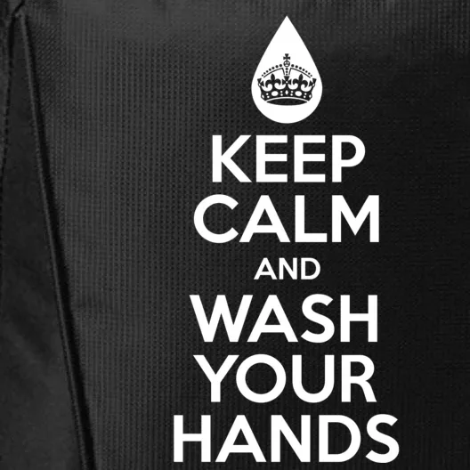 Keep Calm And Wash Your Hands Funny Virus City Backpack