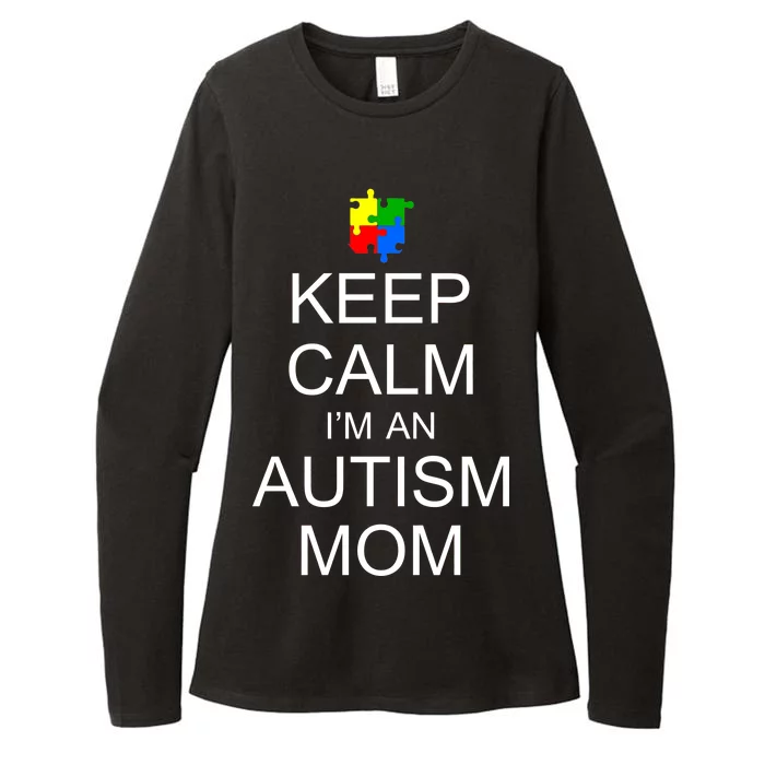 Keep Calm Autism Mom Awareness Womens CVC Long Sleeve Shirt