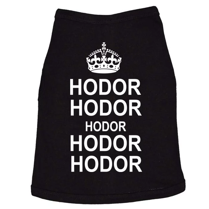 Keep Calm Hodor Doggie Tank