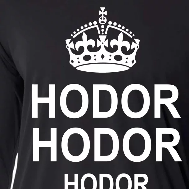 Keep Calm Hodor Cooling Performance Long Sleeve Crew