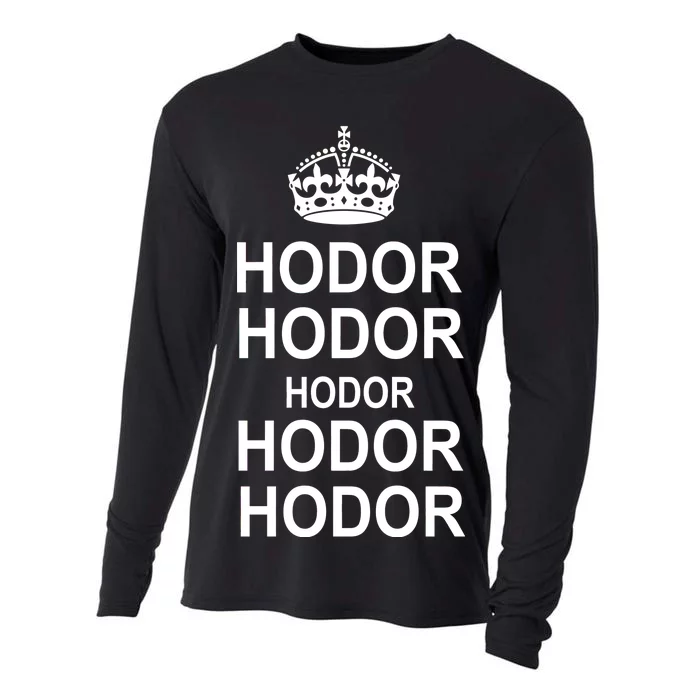 Keep Calm Hodor Cooling Performance Long Sleeve Crew