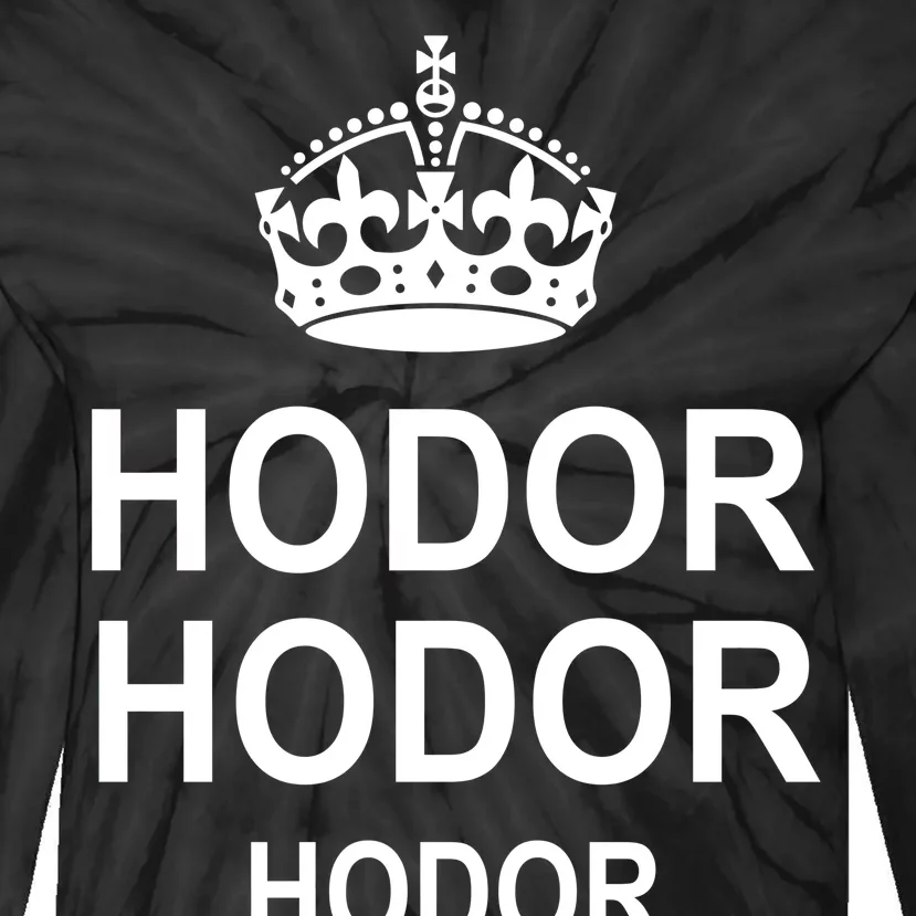 Keep Calm Hodor Tie-Dye Long Sleeve Shirt