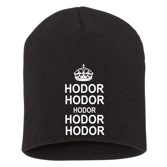 Keep Calm Hodor Short Acrylic Beanie