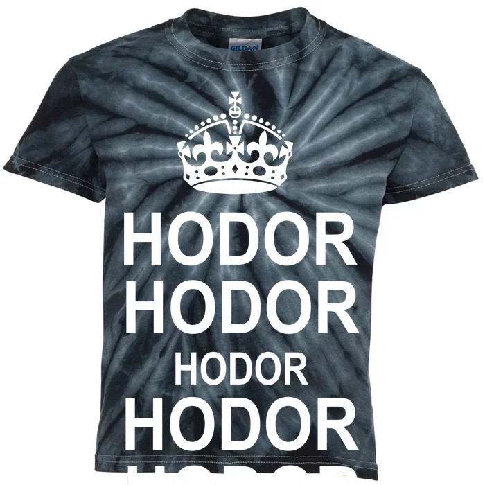 Keep Calm Hodor Kids Tie-Dye T-Shirt