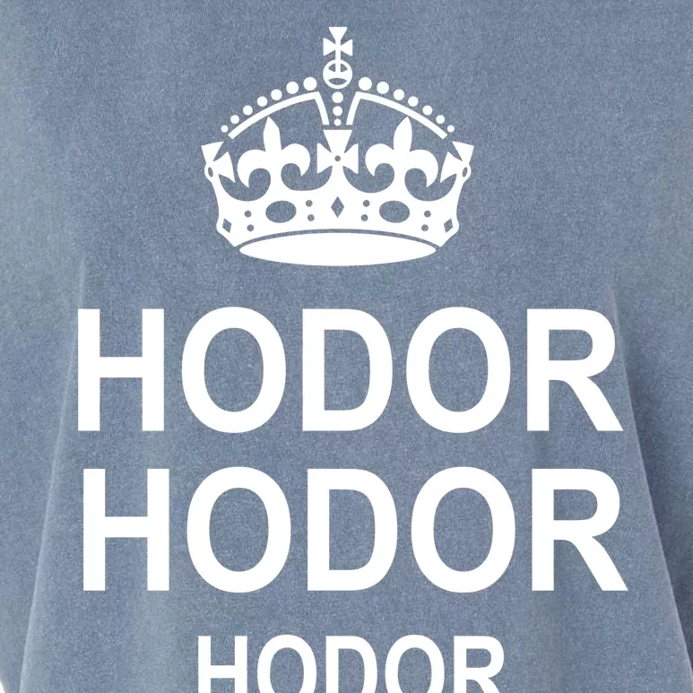 Keep Calm Hodor Garment-Dyed Women's Muscle Tee