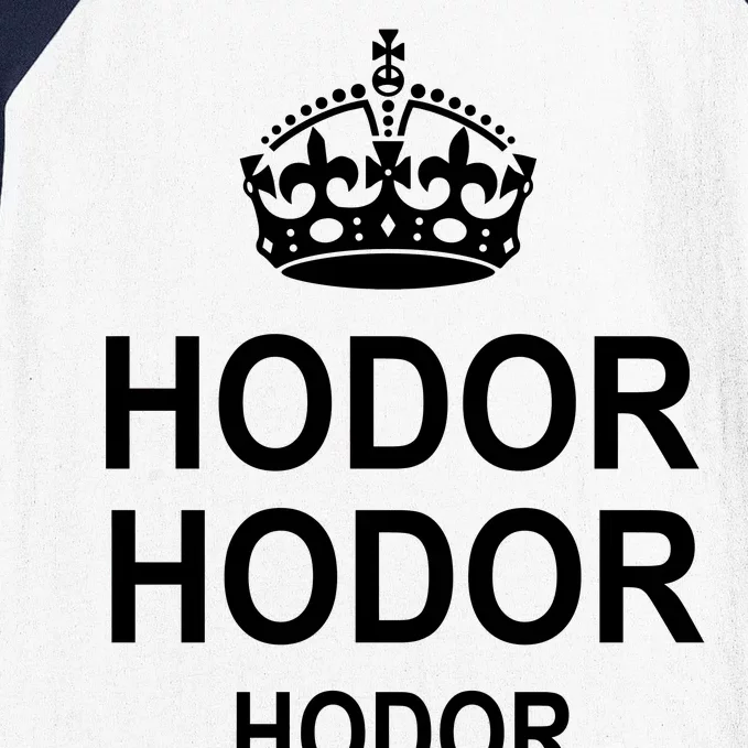 Keep Calm Hodor Baseball Sleeve Shirt