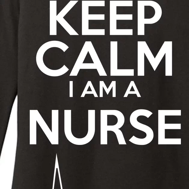 Keep Calm I Am A Nurse Pk Not That Calm Womens CVC Long Sleeve Shirt