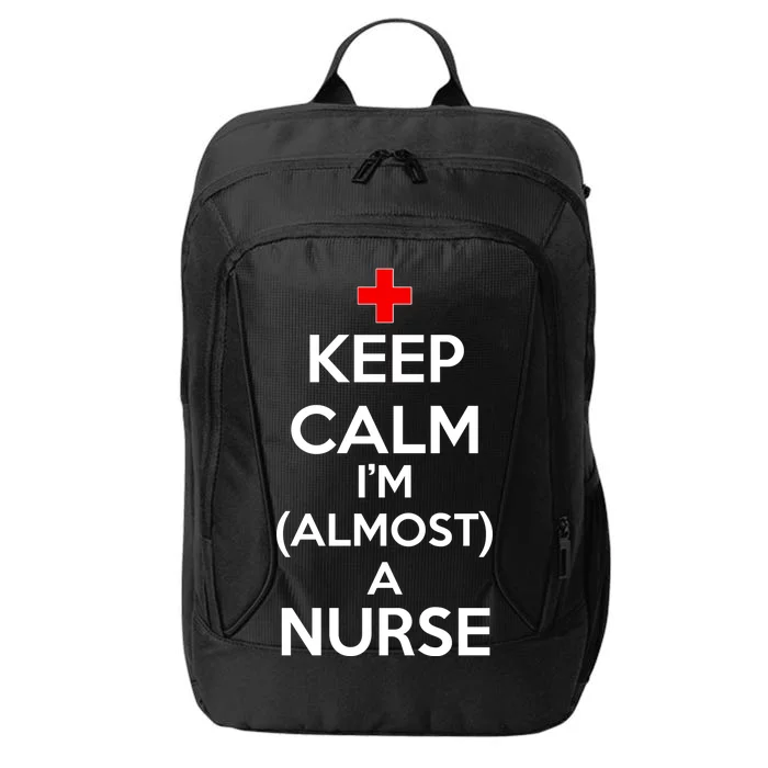 Keep Calm I'm Almost A Nurse City Backpack