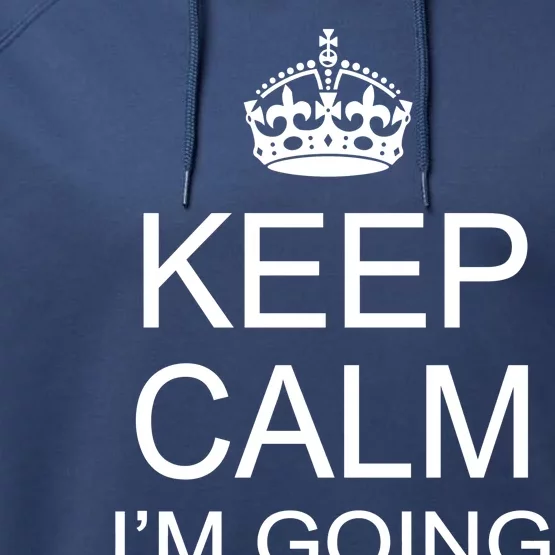 Keep Calm I'm Going to be a Dad Father Performance Fleece Hoodie