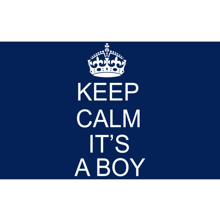 Keep Calm It's A Boy Bumper Sticker