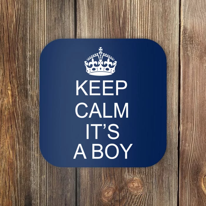 Keep Calm It's A Boy Coaster