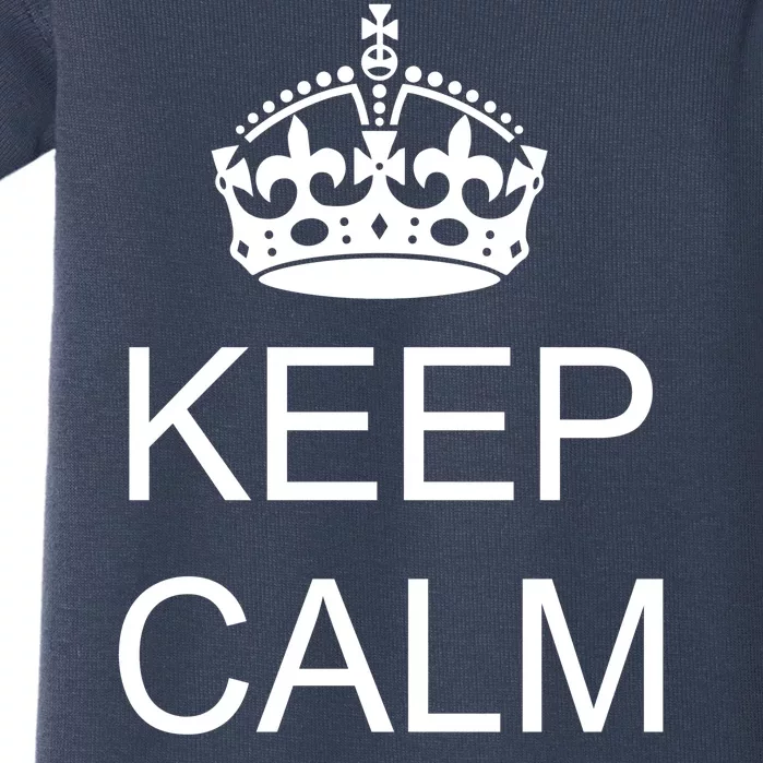 Keep Calm It's A Boy Baby Bodysuit