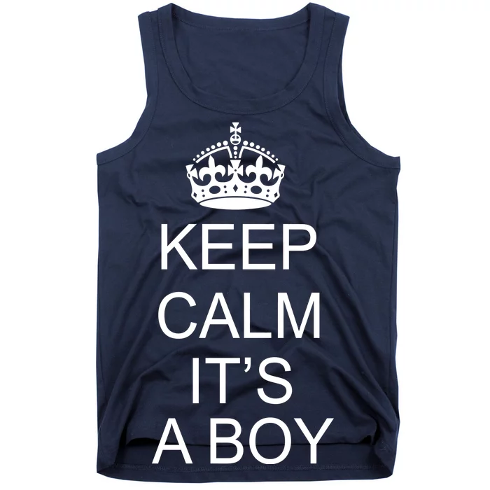 Keep Calm It's A Boy Tank Top