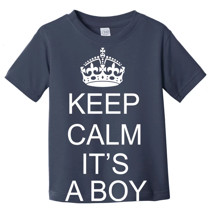 Keep Calm It's A Boy Toddler T-Shirt