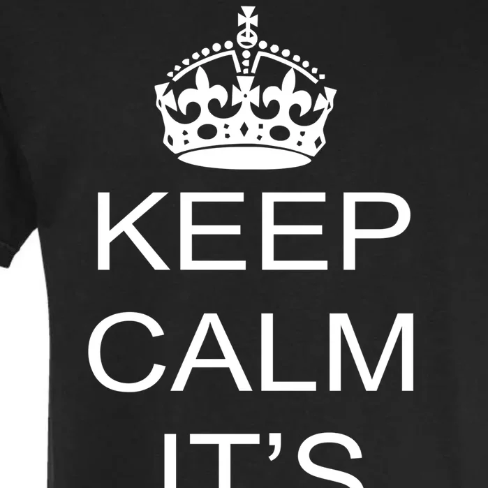 Keep Calm It's A Girl Garment-Dyed Heavyweight T-Shirt