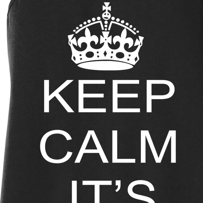 Keep Calm It's A Girl Women's Racerback Tank