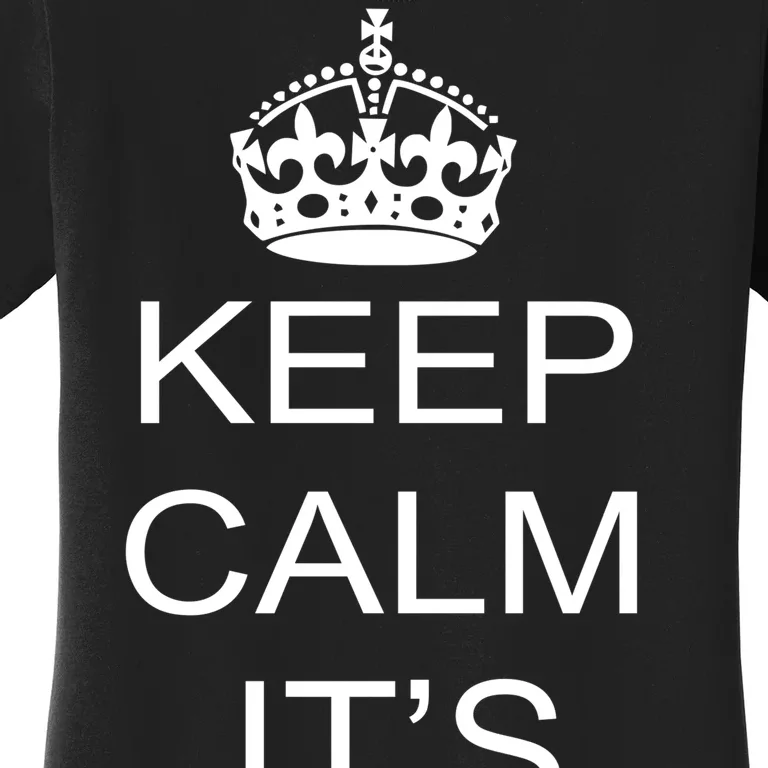 Keep Calm It's A Girl Women's T-Shirt