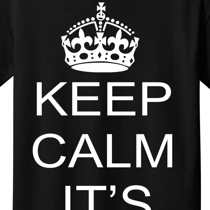 Keep Calm It's A Girl Kids T-Shirt