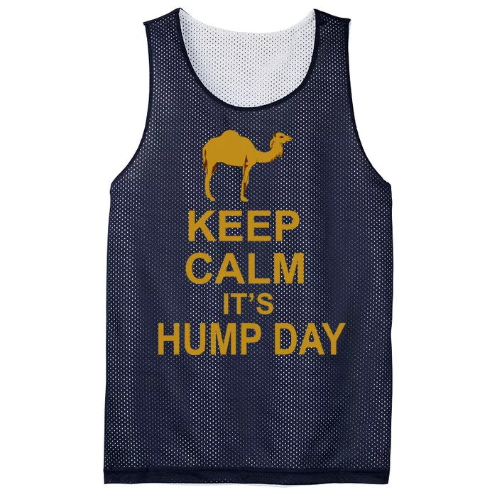 Keep calm, it's hump day Mesh Reversible Basketball Jersey Tank