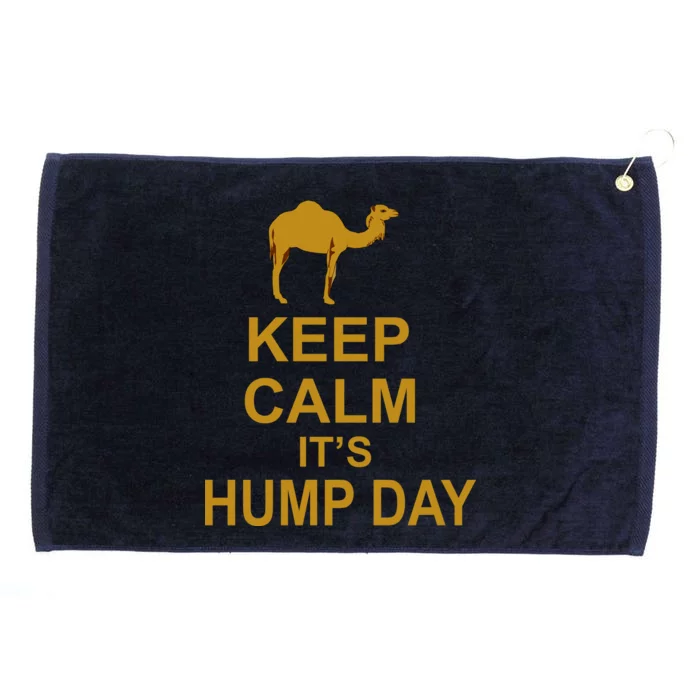 Keep calm, it's hump day Grommeted Golf Towel