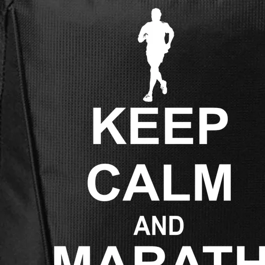 Keep Calm Marathon On City Backpack