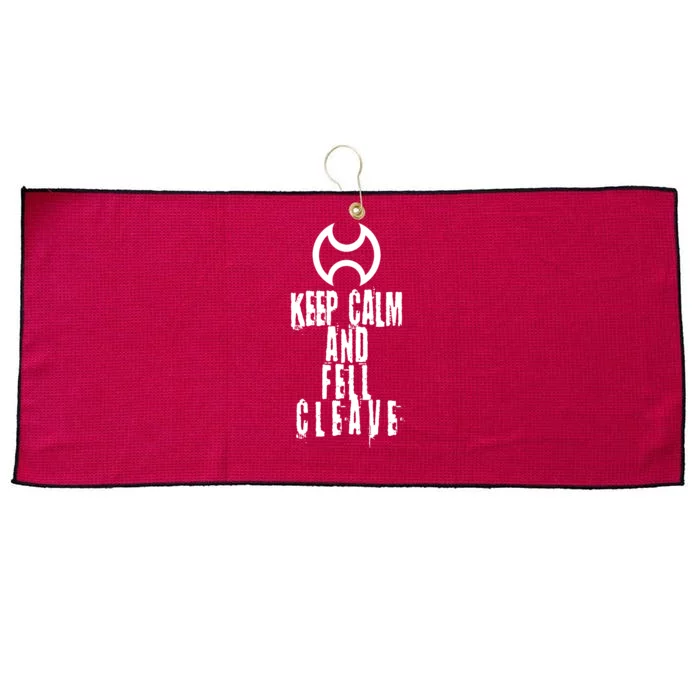 Keep Cam And Fell Cleave FF14 Warrior Large Microfiber Waffle Golf Towel