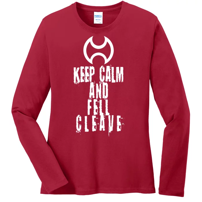 Keep Cam And Fell Cleave FF14 Warrior Ladies Long Sleeve Shirt