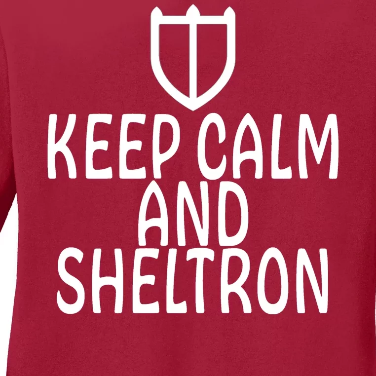 Keep Cam And Sheltron FF14 Paladin Ladies Long Sleeve Shirt