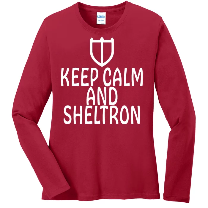 Keep Cam And Sheltron FF14 Paladin Ladies Long Sleeve Shirt