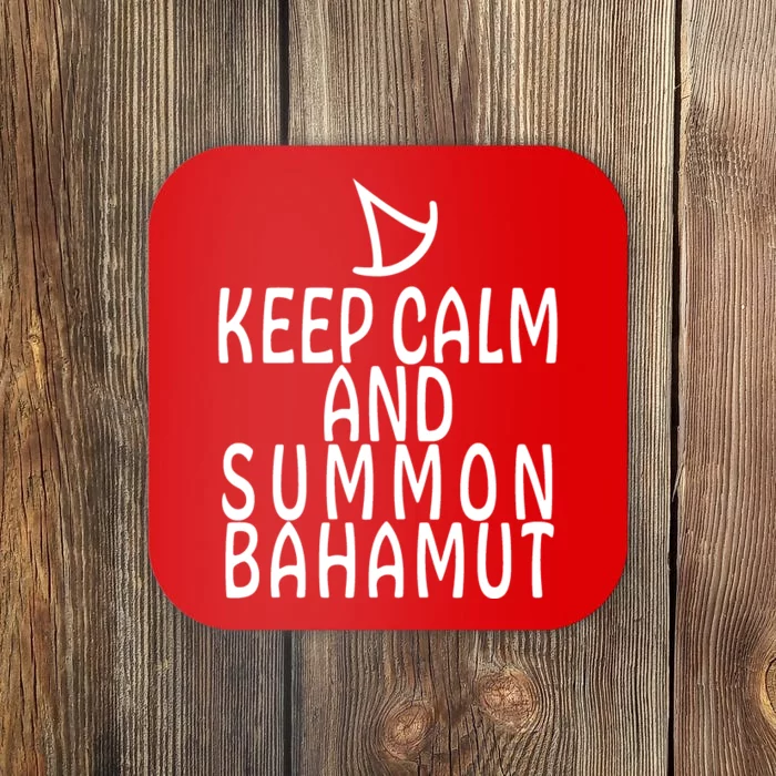 Keep Cam And Summon Bahamut FF14 Summoner Coaster