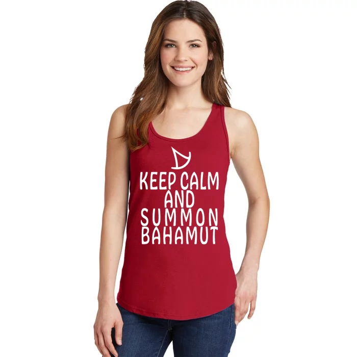 Keep Cam And Summon Bahamut FF14 Summoner Ladies Essential Tank