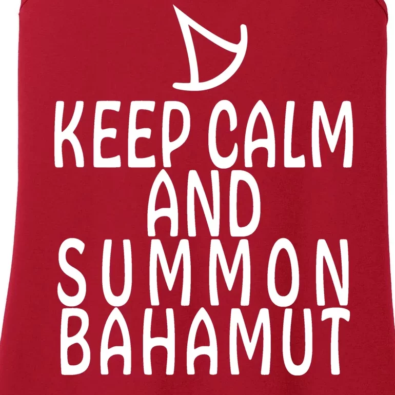 Keep Cam And Summon Bahamut FF14 Summoner Ladies Essential Tank