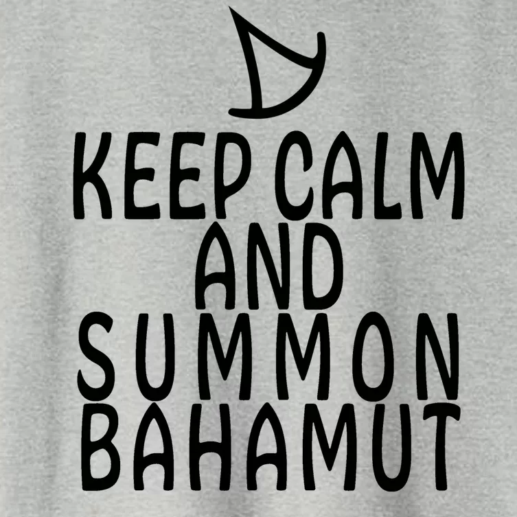 Keep Cam And Summon Bahamut FF14 Summoner Women's Crop Top Tee