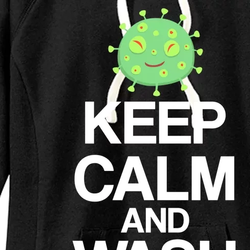 Keep Clam And Wash Your Hands Women's Fleece Hoodie