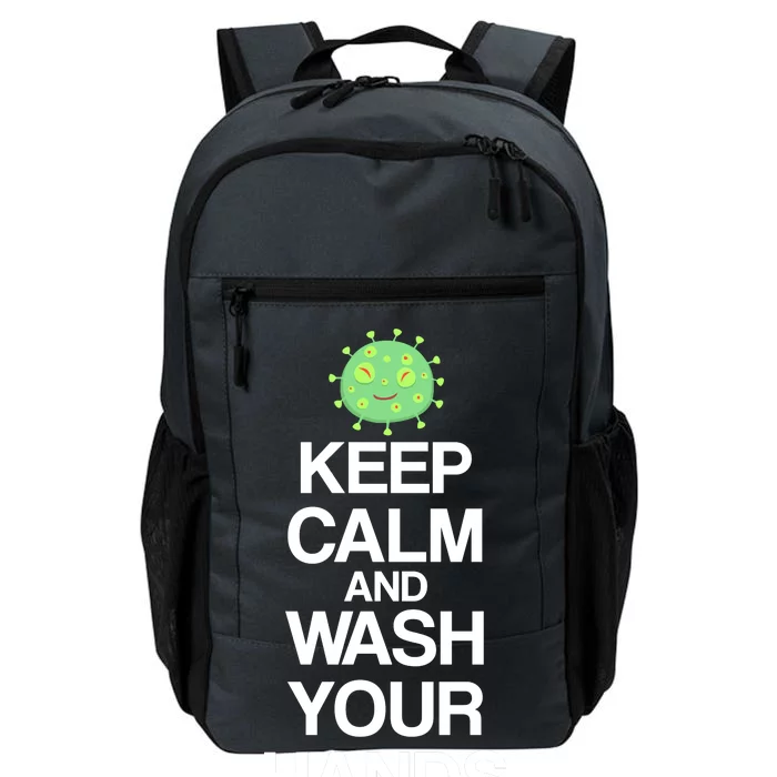 Keep Clam And Wash Your Hands Daily Commute Backpack