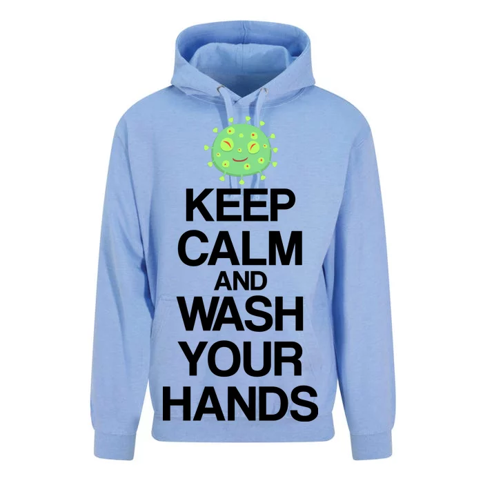 Keep Clam And Wash Your Hands Unisex Surf Hoodie