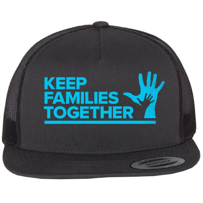 Keep Families Together Flat Bill Trucker Hat