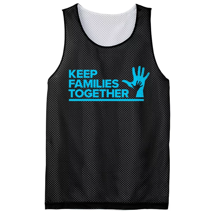 Keep Families Together Mesh Reversible Basketball Jersey Tank