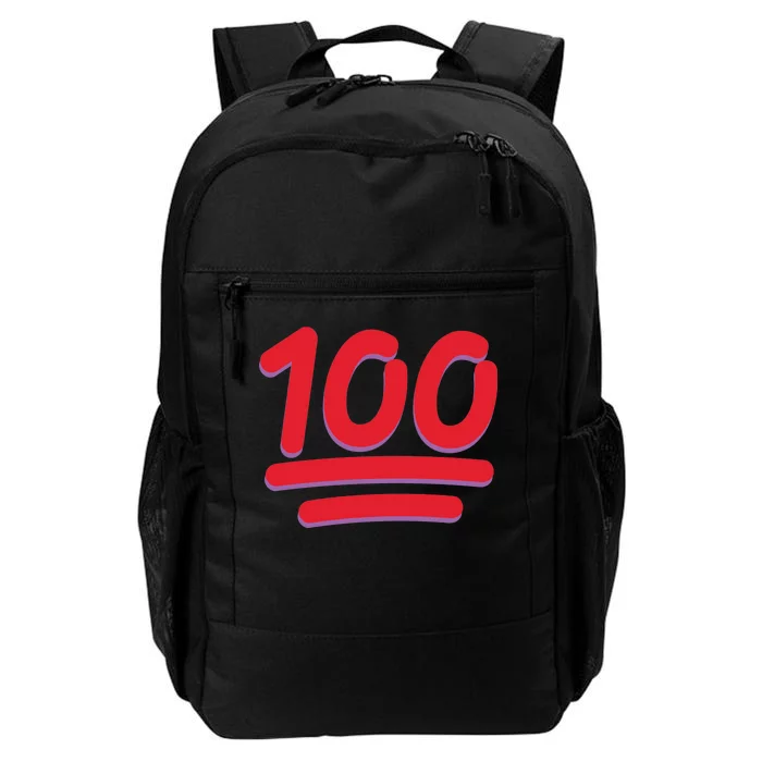 Keep It 100 One Hundred Emoji Daily Commute Backpack