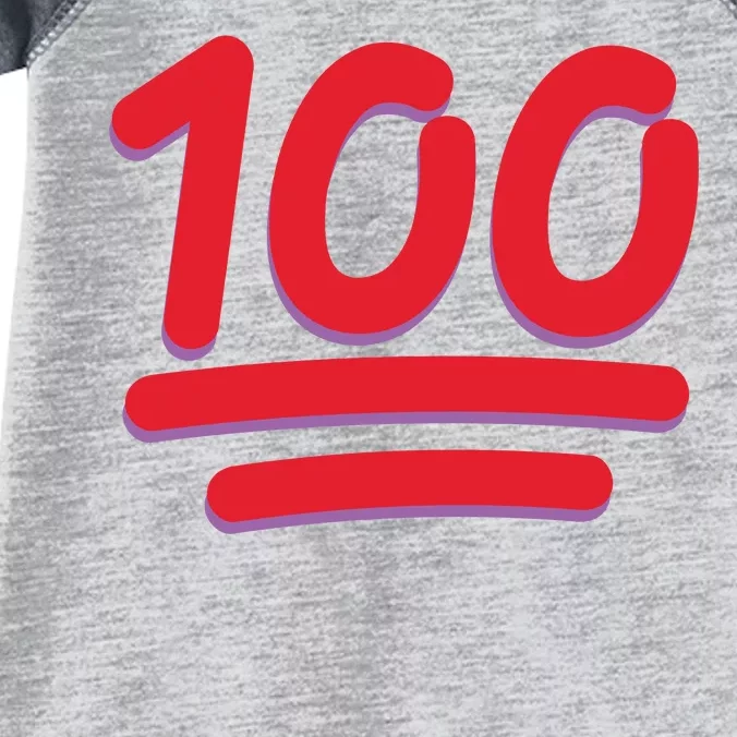 Keep It 100 One Hundred Emoji Infant Baby Jersey Bodysuit