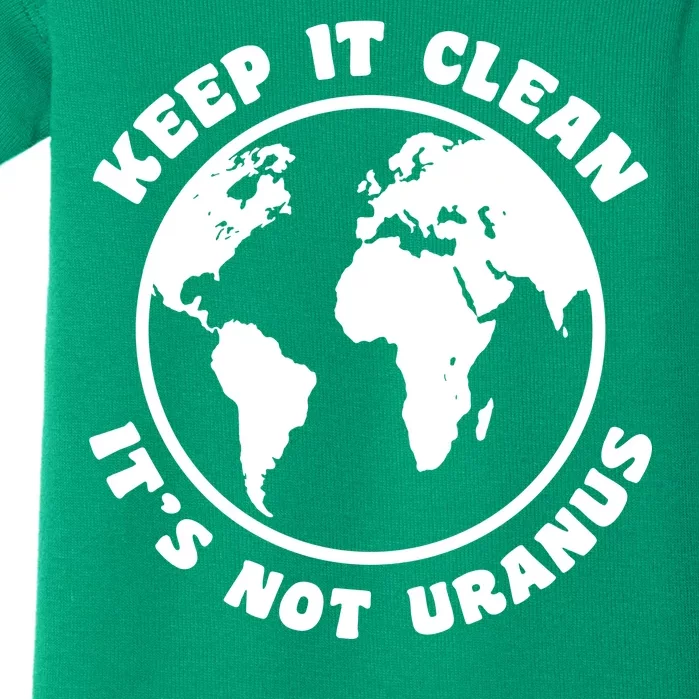 Keep It Clean It's Not Uranus Baby Bodysuit