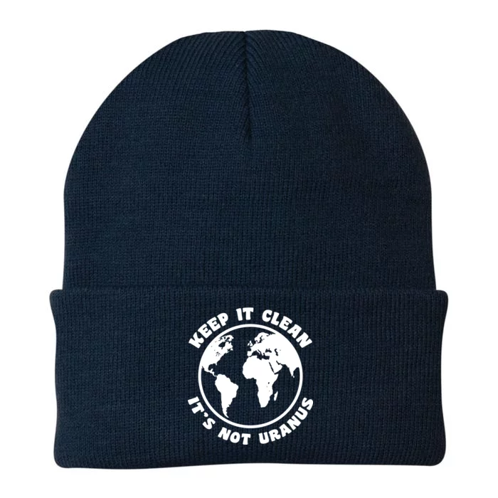 Keep It Clean It's Not Uranus Knit Cap Winter Beanie