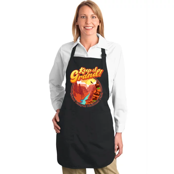 Keep It Grand! Great Canyon National Park Full-Length Apron With Pocket