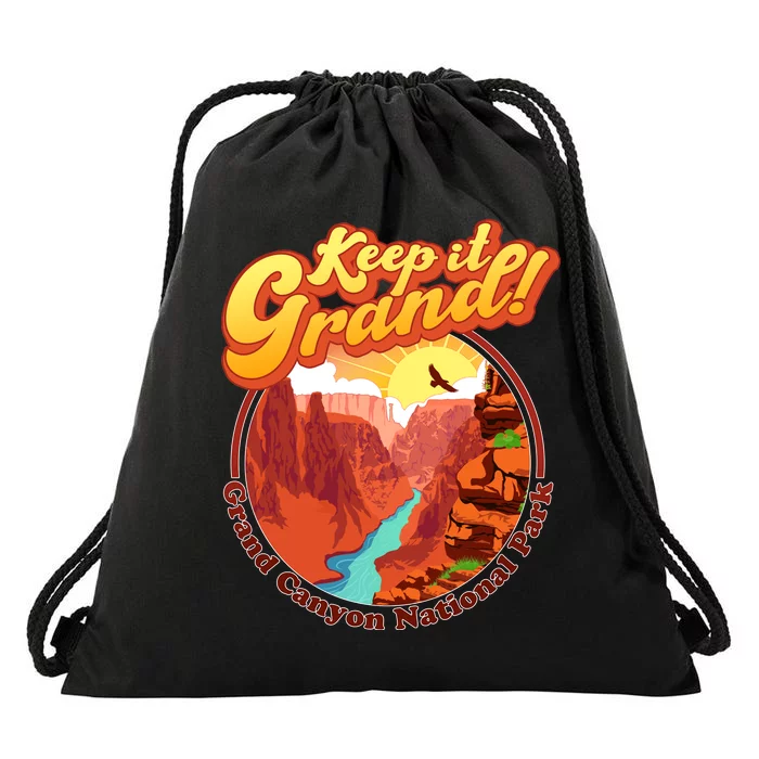 Keep It Grand! Great Canyon National Park Drawstring Bag