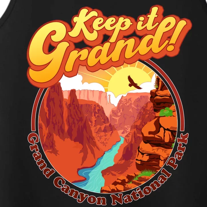 Keep It Grand! Great Canyon National Park Performance Tank