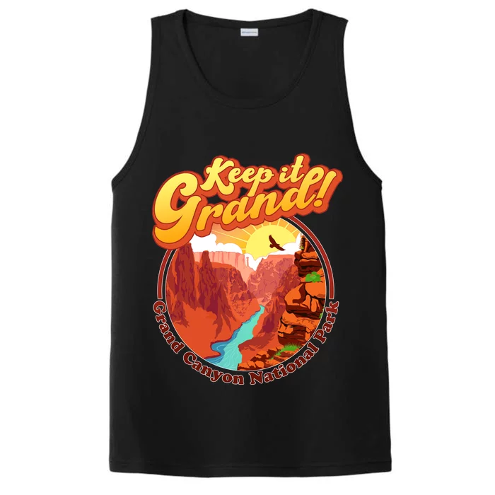 Keep It Grand! Great Canyon National Park Performance Tank