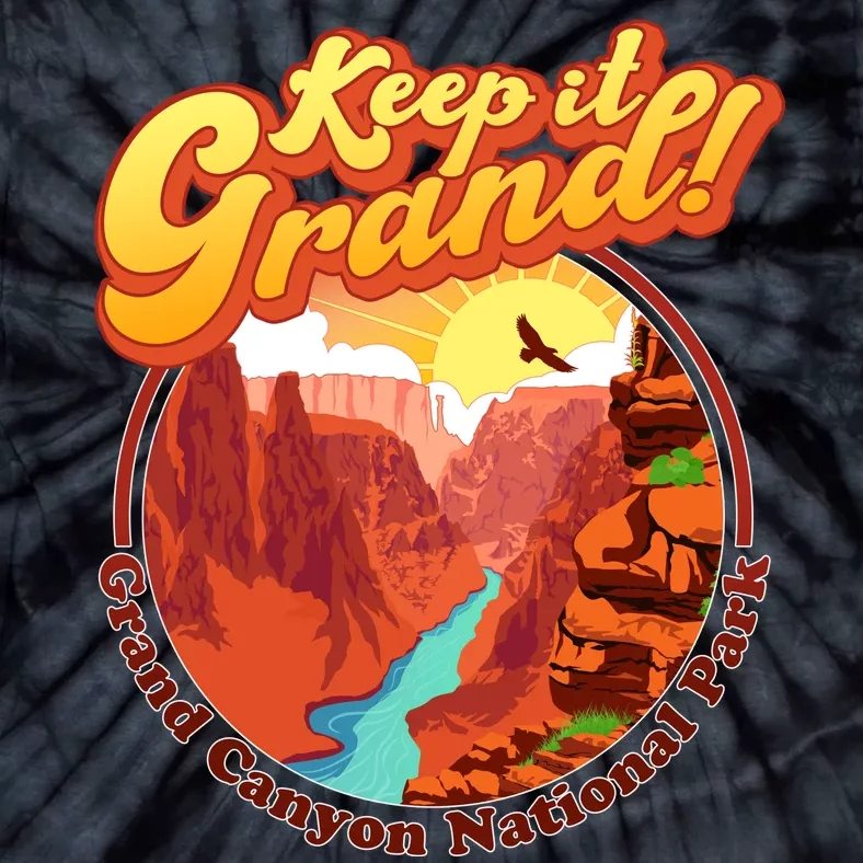 Keep It Grand! Great Canyon National Park Tie-Dye T-Shirt